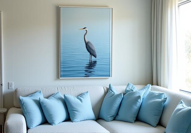 Heron Bathroom Decor